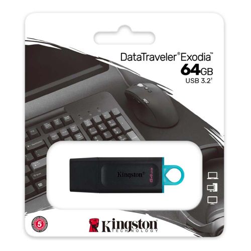 Kingston DataTraveler Exodia 64GB USB 3.2 Gen 1