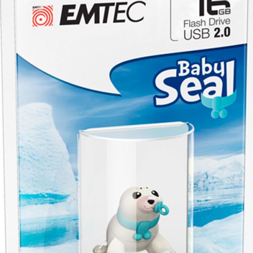 EMTEC M334 ANIMALITOS BABY SEAL 16GB USB 2.0