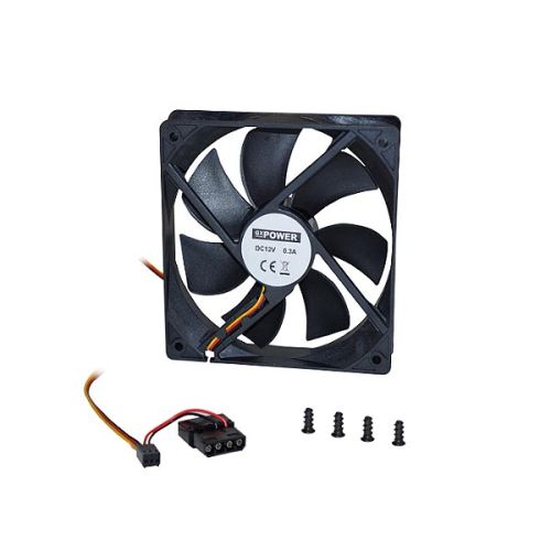 Fan / Cooler 12“For Computer Case Black