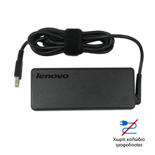 Used Original Lenovo Power Adapter 90W 20V / 4.5A Square TIP (χωρίς καλώδιο τροφοδοσίας)