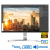 Used Monitor 27UD88-W IPS LED / LG / 27″UHD 4k / 3840×2160 / Wide / White / w / Speakers / DP & HDMI & USB-C &USB 3.