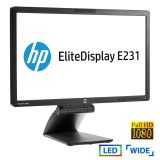 Used Monitor E231 LED/HP/23"FHD/1920x1080/Wide/Black/D-SUB & DVI-D & DP & USB Hub