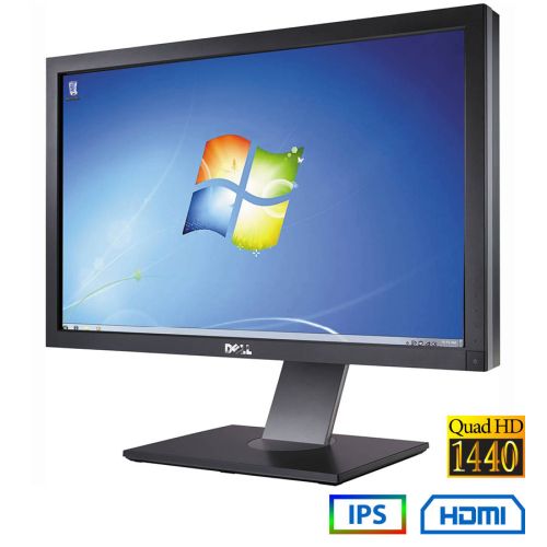 Used Monitor U2711b IPS LED / Dell / 27″QHD / 2560×1440 / Wide / Silver / Black / Grade B / D-SUB & DVI-D & DP & HDM