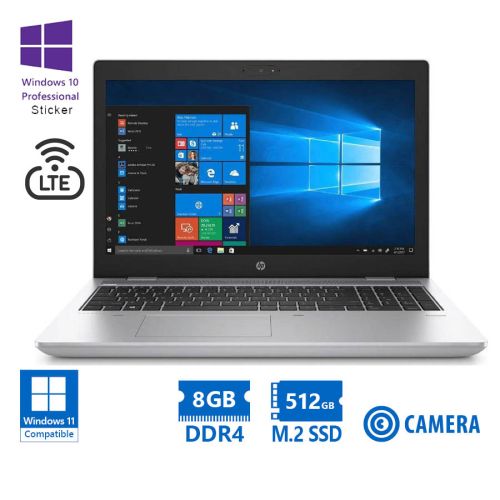 HP ProBook 650G4 i5-8350U/15.6”/8GB DDR4/512GB M.2 SSD/No ODD/Camera/10P Grade A Refurbished Laptop