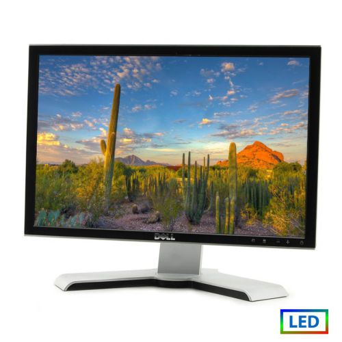 Used Monitor 1908WFPF LED / Dell / 19″ / 1440×900 / Wide / Silver / Black / D-SUB & DVI-D & USB HUB