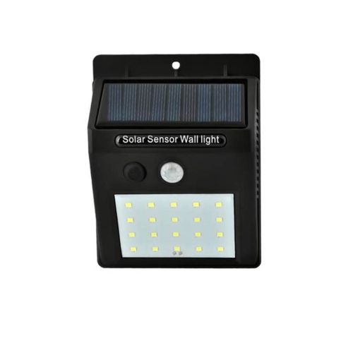 Ηλιακό Επιτοίχιο φωτιστικό 20 LED με αισθητήρα κίνησης αδιάβροχο