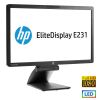 Used Monitor E231 LED / HP / 23″FHD / 1920×1080 / Wide / Black / D-SUB & DVI-D & DP & USB Hub