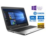 HP (A-) ProBook 650G2 i5-6200U/15.6"FHD/8GB DDR4/256GB M.2 SSD/DVD/Camera/10P Grade A- Refurbished L