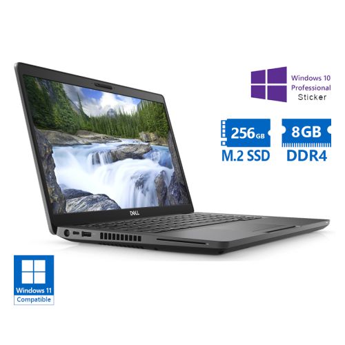 Dell (A-) Latitude 5400 i5-8365U / 14″ / 8GB DDR4 / 256GB M.2 SSD / No ODD / Camera / 10P Grade A- Refurbished L