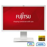 Used (Α-) Monitor P27T-7 IPS LED/Fujitsu/27"QHD/2560x1440/Wide/White/Grade A-/D-SUB & DVI-D & DP & H