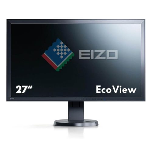 Used (A-) Monitor FlexScan EV2736W IPS LED / Eizo / 27″QHD / 2560×1440 / Wide / Black / w / Speakers / Grade A- / DVI-