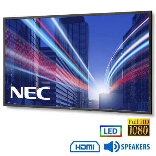 Used Signage Display V463X LED / NEC / 46″FHD / 1920×1080 / Black / w / Speakers / D-SUB & DVI-D & DP & HDMI & RJ4