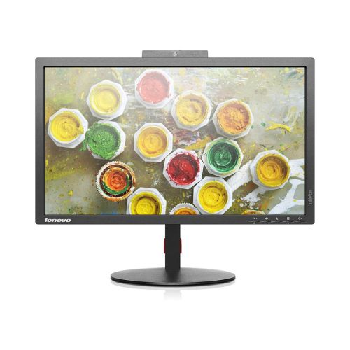 Used Monitor ThinkVision T2224ZD LED / Lenovo / 22″FHD / w / Camera / 1920×1080 / Wide / Black / w / Speakers / D-SUB &