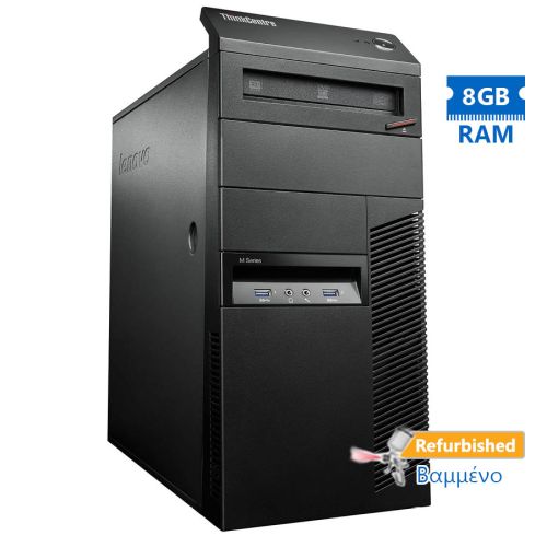 Lenovo M93 Tower i5-4570 / 8GB DDR3 / 500GB / DVD / 8P Grade A+ Refurbished PC
