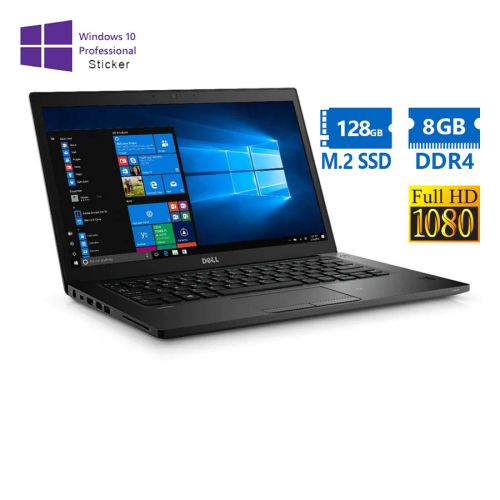 Dell (B) Latitude 7480 i7-7600U/14"FHD/8GB DDR4/128GB M.2 SSD/No ODD/10P Grade B Refurbished Laptop