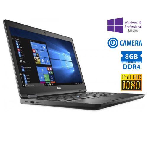 Dell (B) Latitude 5580 i7-7820HQ / 15.6″FHD / 8GB DDR4 / 500GB / No ODD / Camera / 10P Grade B Refurbished Lapto