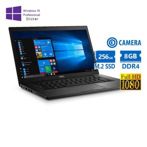 Dell Latitude 7480 i5-7300U / 14″FHD / 8GB DDR4 / 256GB M.2 SSD / No ODD / Camera / 10P Grade A Refurbished Lapt