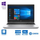 HP ProBook 650 G4 i3-8130U/15.6”/16GB DDR4/256GB M.2 SSD/DVD/Camera/10P Grade A Refurbished Laptop