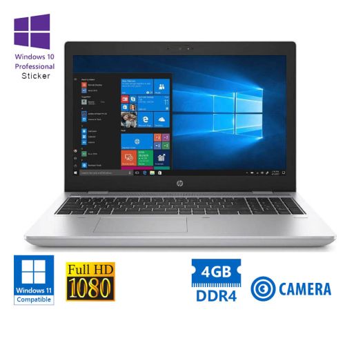 HP (B) ProBook 650 G4 i5-8350U/15.6”FHD/4GB DDR4/500GB/DVD/Camera/10P Grade B Refurbished Laptop