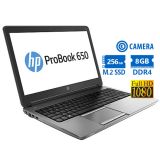 HP (B) ProBook 650 G2 i7-6820HQ/15.6”FHD/8GB DDR4/256GB M.2 SSD/DVD/Camera/Grade B Refurbished Lapto